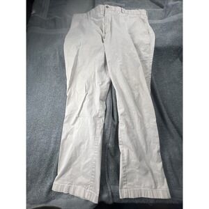 Onward Reserve Pants Mens 38x30 Khaki Chino Flat Front Straight Leg Dress Casual